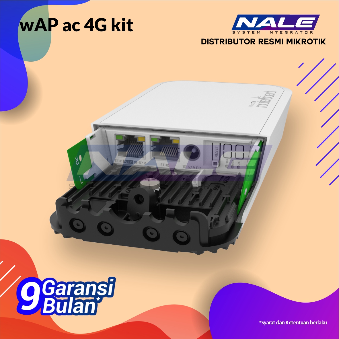 SLOTNE - wAP ac 4G kit - 02 Mikrotik wAP ac 4G kit - Gambar 2