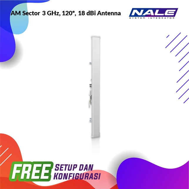 airMAX Sector 3 GHz, 120º, 18 dBi Antenna-4 Ubiquiti airMAX Sector 3 GHz, 120º, 18 dBi Antenna - Gambar 4